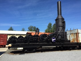 One of the engines for the railroad museum